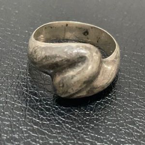 925 Sterling SUNSTONE IMPORTS PHILIPPINES 1970 Real Silver Fine Jewelry RING Sz7